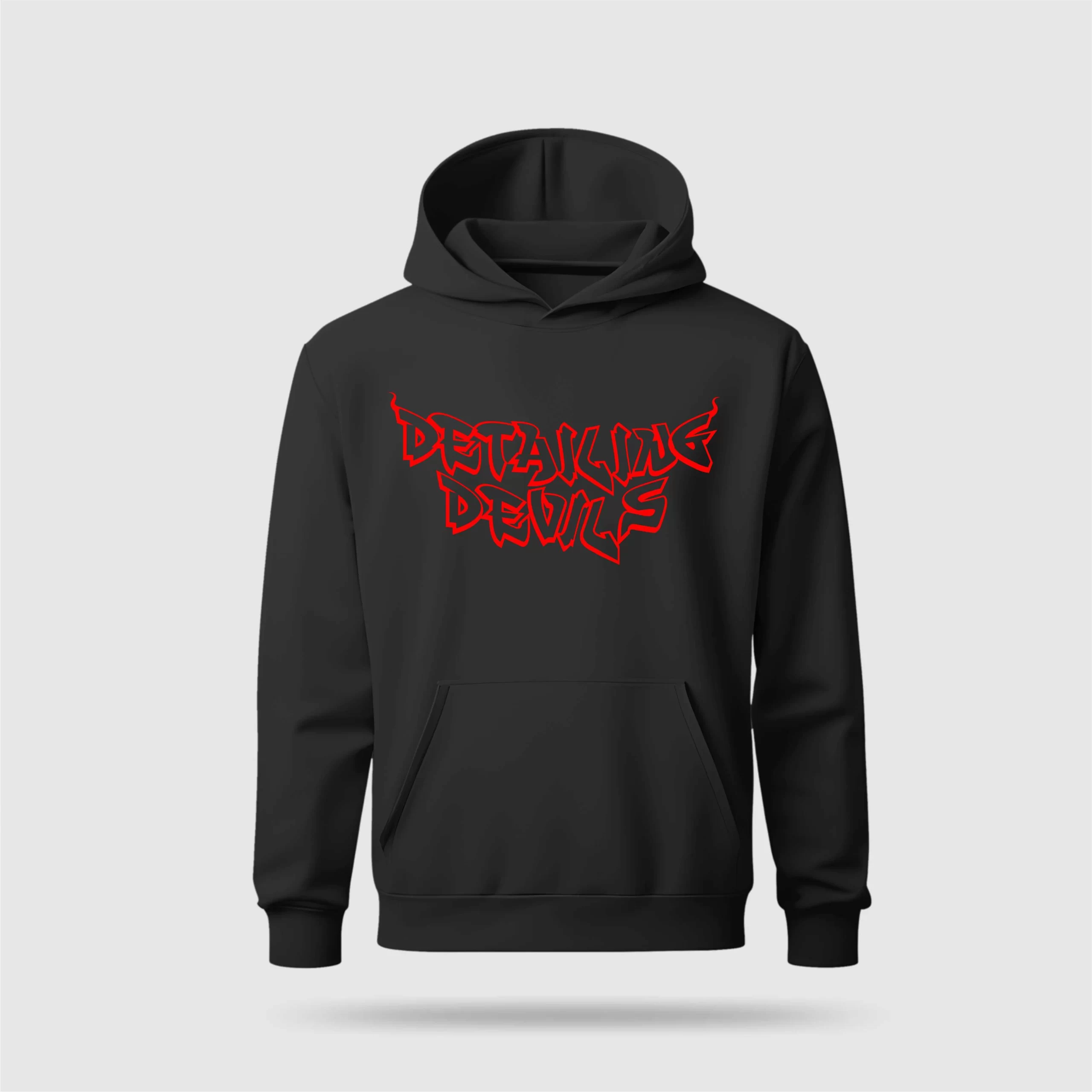 Detailing Devil's Hoodie - Montage Black
