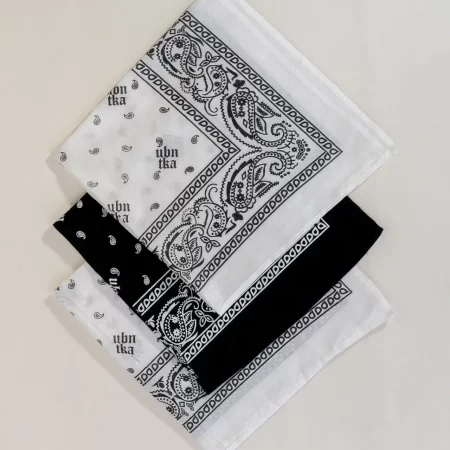 Bandana (Set of 3) White, Black, White