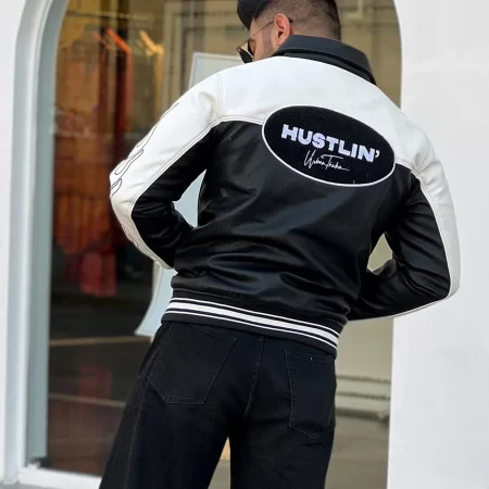 Hustlin' Racing Leather Jacket