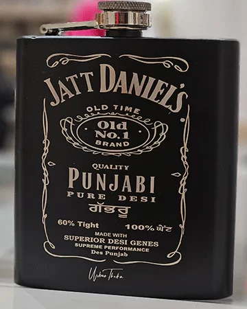 Jatt Daniels Hip Flask
