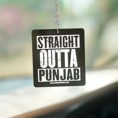 Straight Outta Punjab Car Hanging