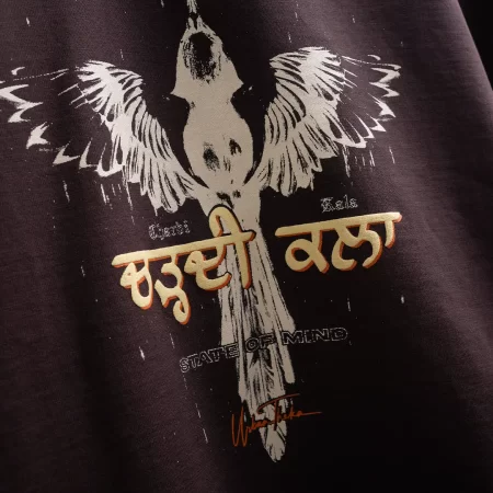 Chardi Kala Coffee Colour Tshirt