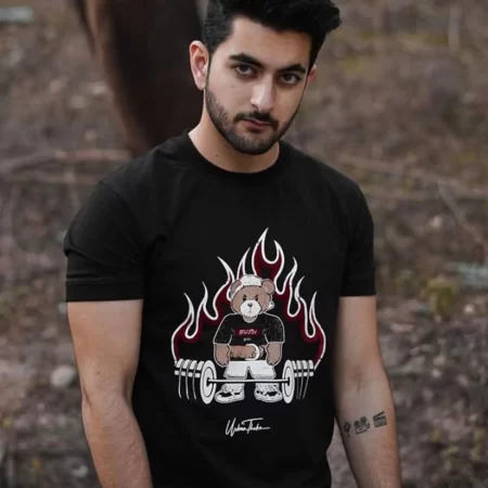 GYM Teddy Black T-shirt
