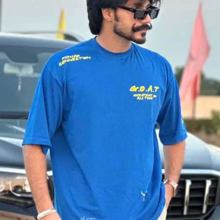Punjab Connection Royal Blue T-shirt
